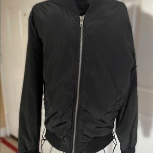 Forever 21 Men’s Black Bomber Jacket